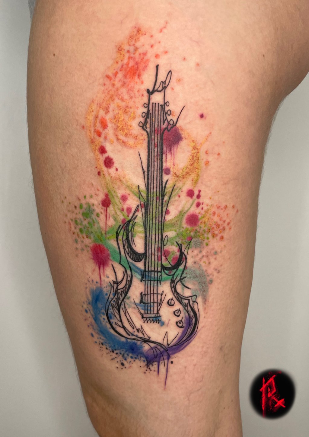 tattoo-guitare-aquarelle